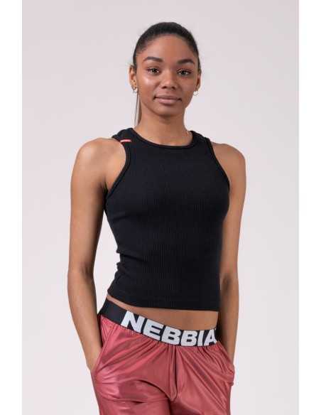 SPORTS NEBBIA LABEL CROP TOP