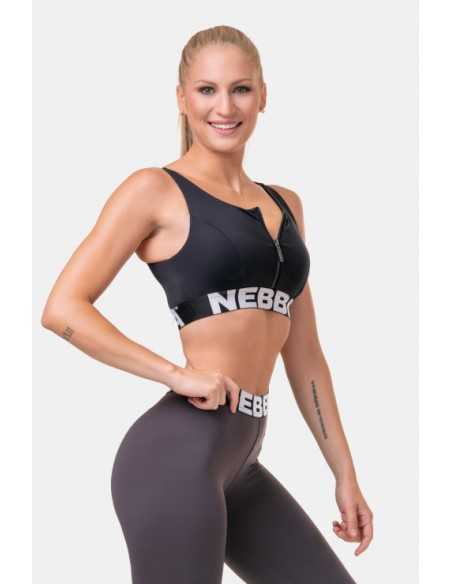Smart Zip Front Sports Bra