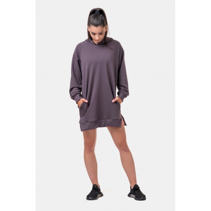 Everyday hero long sweatshirt with a hoodie
