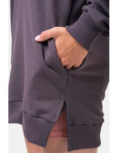 EVERYDAY HERO LONG SWEATSHIRT WITH A HOODIE
