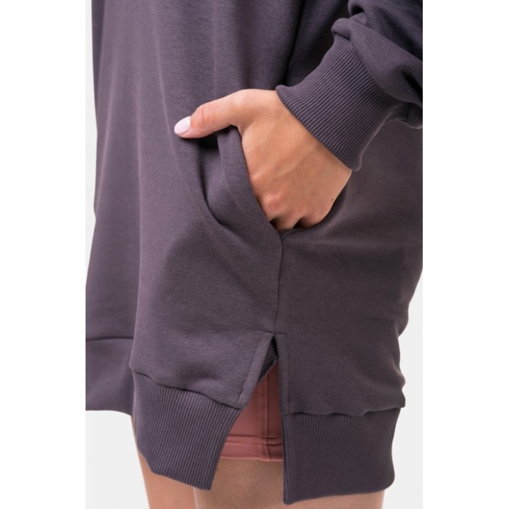 Everyday hero long sweatshirt with a hoodie