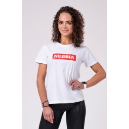 Nebbia Women's T-Shirt: Basic Cotton Gym Tee