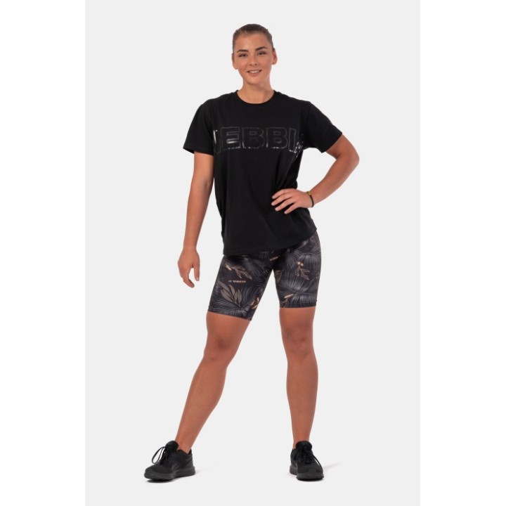 Invisible logo nebbia t-shirt black