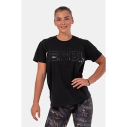 Invisible logo nebbia t-shirt black