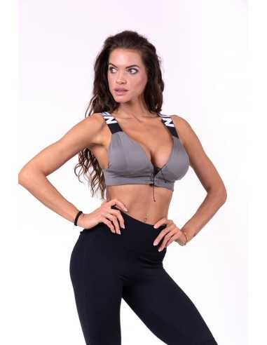 LACE-UP SPORT BRA