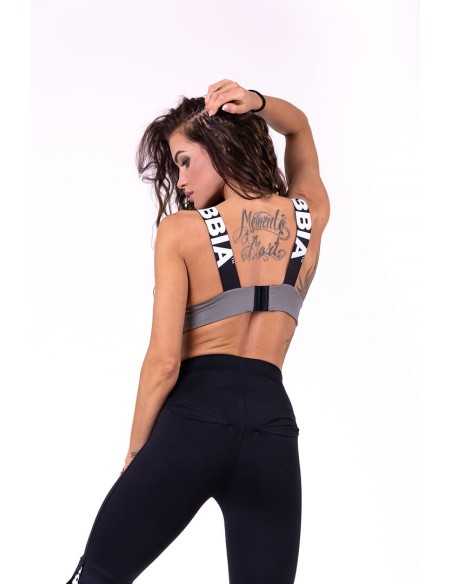 LACE-UP SPORT BRA