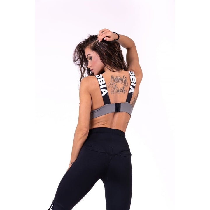 Nebbia Lace-Up Sport Bra: Women's Push-Up Sports Bra