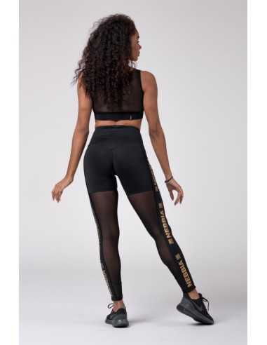 Gold Mesh Leggings