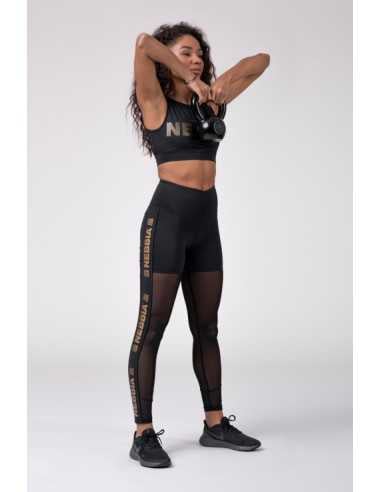 Gold Mesh Leggings