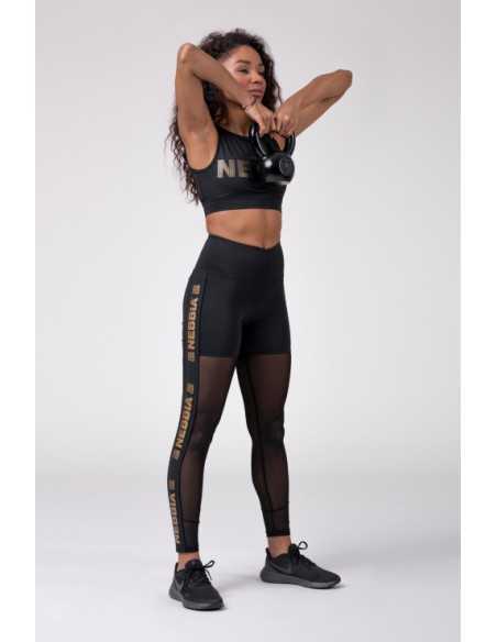Gold Mesh Leggings