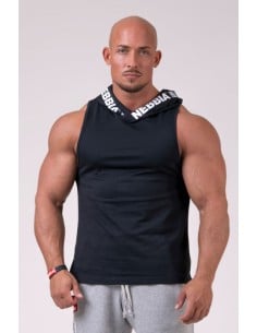 NO EXCUSES TANK TOP WITH A HOODIE