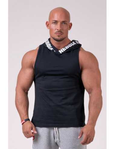 NO EXCUSES TANK TOP WITH A HOODIE
