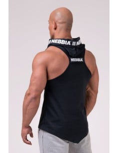 NO EXCUSES TANK TOP WITH A HOODIE 2