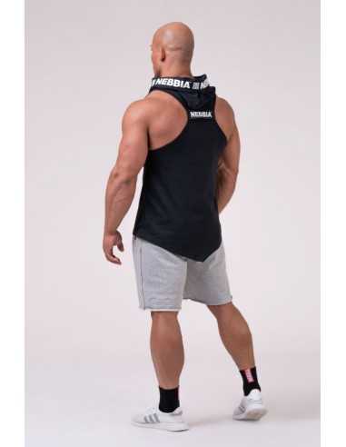 NO EXCUSES TANK TOP WITH A HOODIE
