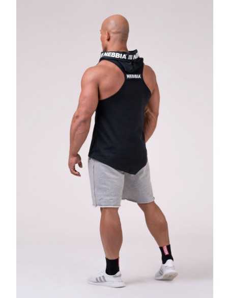 NO EXCUSES TANK TOP WITH A HOODIE