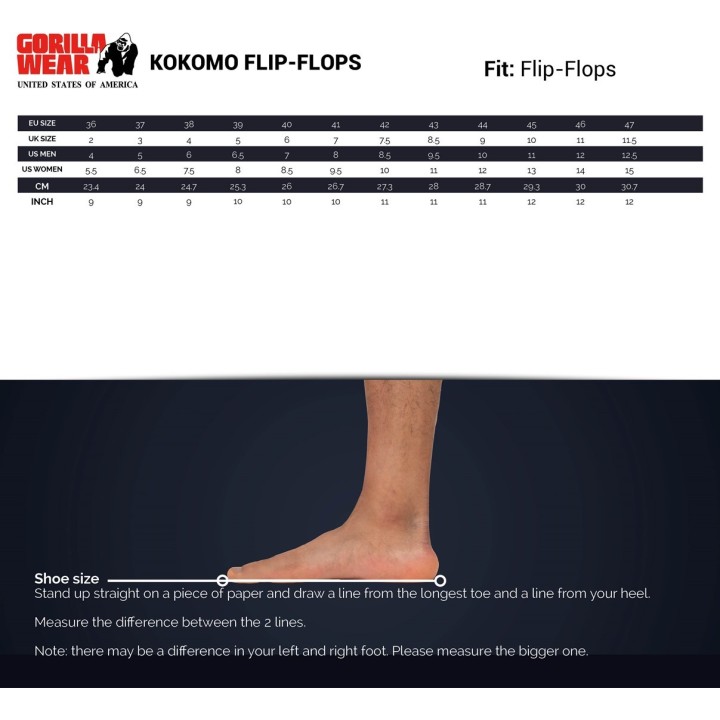 Gorilla Wear Kokomo Flip-Flops