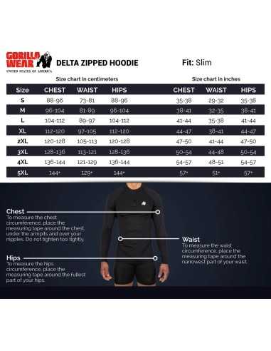 Delta Zipped Hoodie