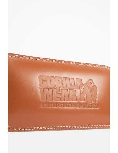 Gorilla Wear 6 Inch Padded Leather Lifting Belt