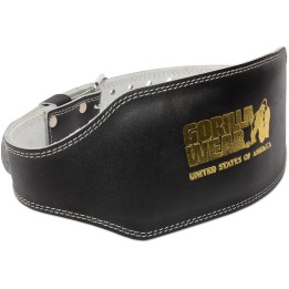 Gorilla Wear 6 Inch Padded Leather Lifting Belt