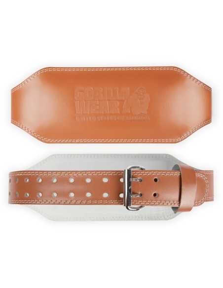 Gorilla Wear 6 Inch Padded Leather Lifting Belt