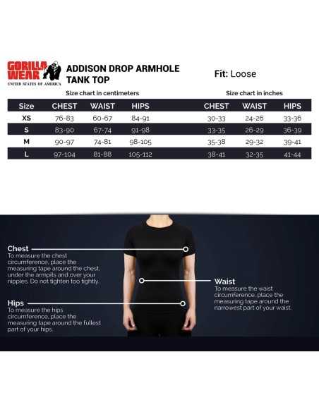Addison Drop Armhole Tank Top