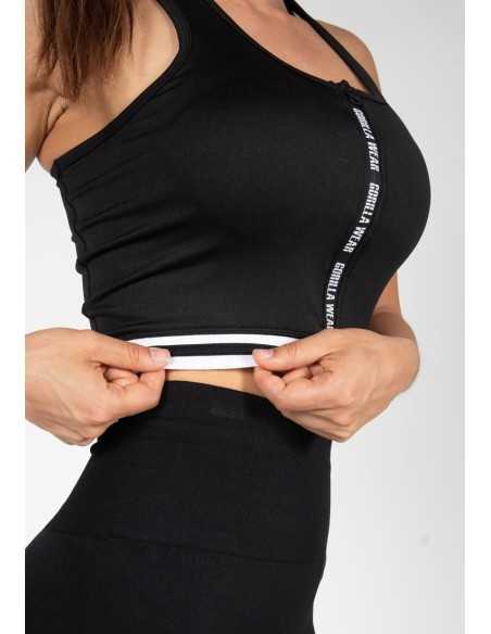 Mesa Zip Front Crop Top