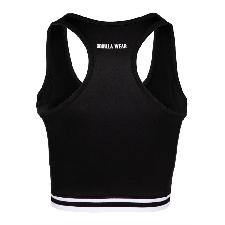 Gorilla Wear Mesa Zip Front Crop Top