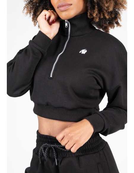 Ocala Cropped Half-zip Sweatshirt