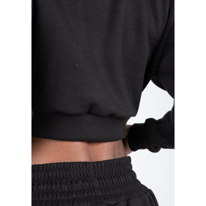 Felpa corta mezza zip donna Gorilla Wear Ocala