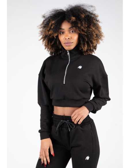 Ocala Cropped Half-zip Sweatshirt