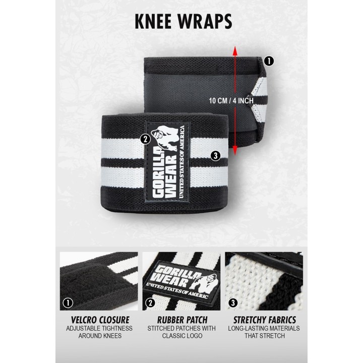 Gorilla Wear Knee Wraps 250 CM
