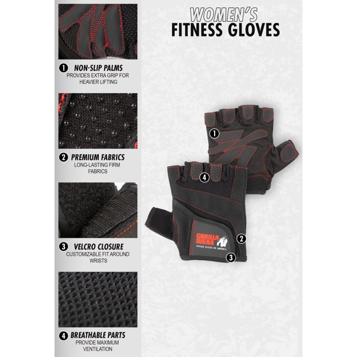 Gorilla Wear Women's Fitness Gloves