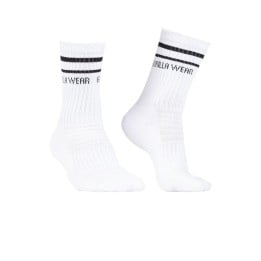 Gorilla Wear Crew Socks White