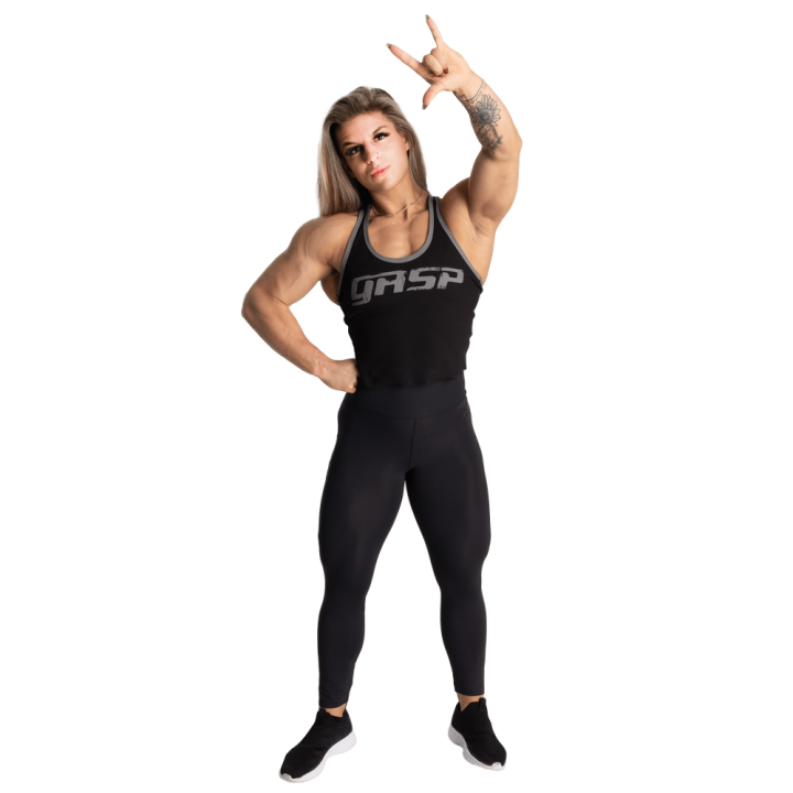 Gasp Rib Crop T-back