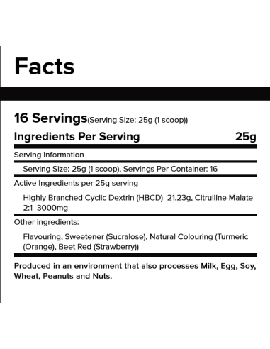 Warrior Cyclic Dextrin 400 Gr