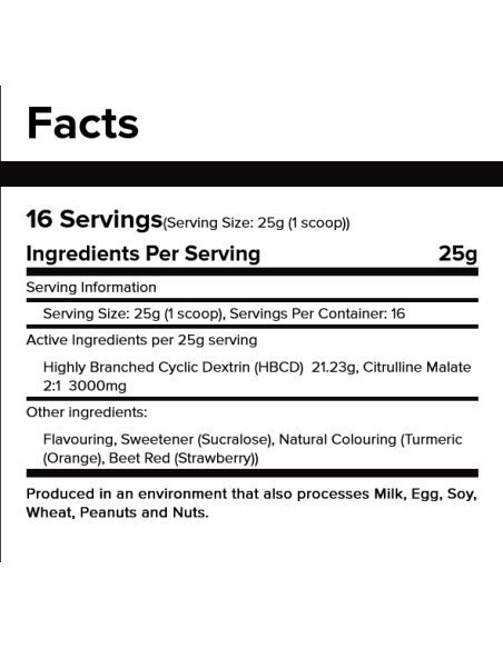 Warrior Cyclic Dextrin 400 Gr