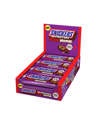 Snickers High Protein Bar - Peanut Brownie 12x50 Gr