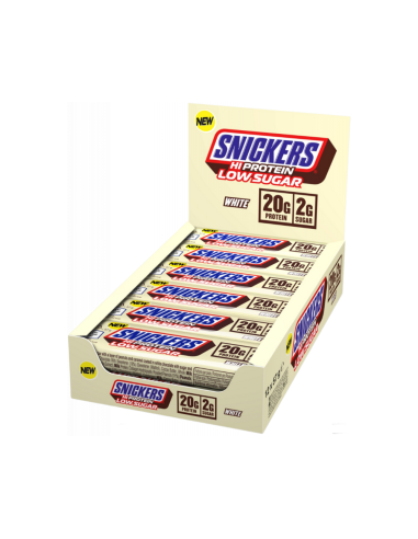 Snickers White Low Sugar High Protein Bar 12x57 Gr