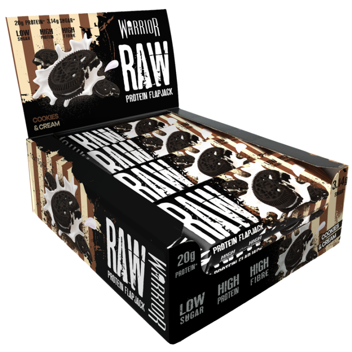 Warrior Raw Protein Flapjack Bars 12x75 gr