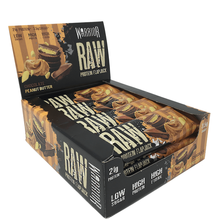 Warrior Raw Protein Flapjack Bars 12x75 gr