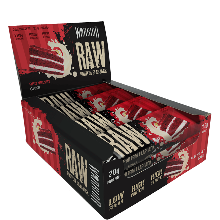 Warrior Raw Protein Flapjack Bars 12x75 gr