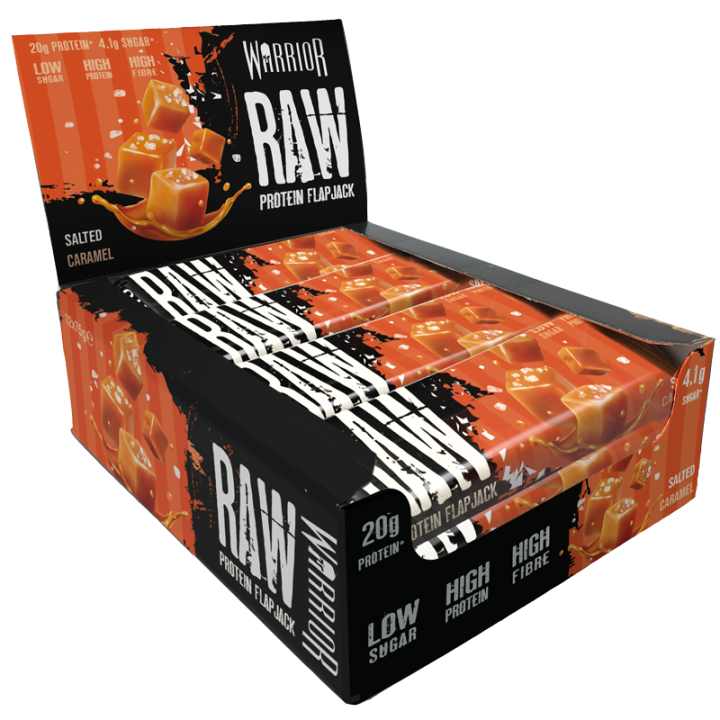 Warrior Raw Protein Flapjack Bars 12x75 gr