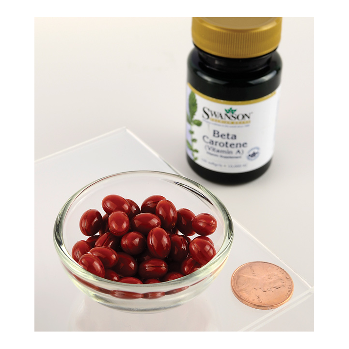 Beta-Carotene 10,000 IU 100 Softgels Swanson Vitamin A