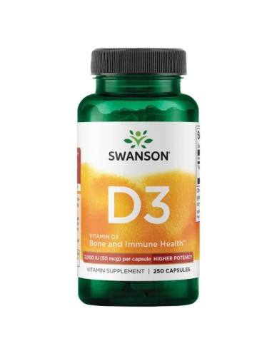Vitamin D3 Higher Potency 2,000 Iu 250 Caps
