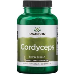 Cordyceps 600 mg 120 Caps Swanson Mushroom Extract