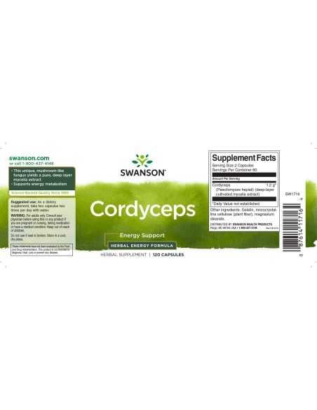Cordyceps 600 Mg 120 Caps