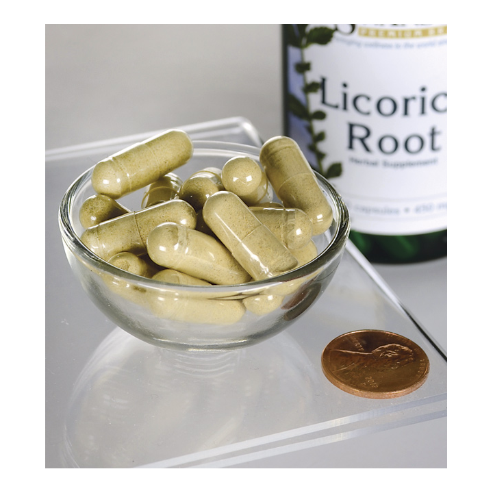 Licorice Root 450 mg 100 Caps Swanson Herbal Extract