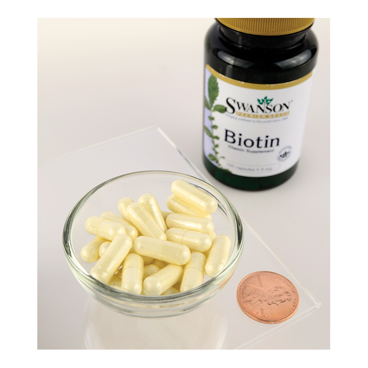 Biotin 5,000 mcg 100 Caps Swanson Vitamin B7