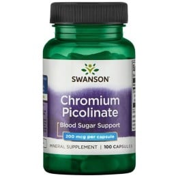 Chromium Picolinate 200 mcg Swanson 100 Capsule