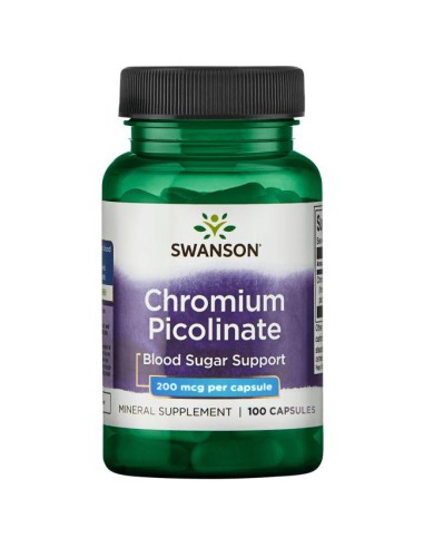 Chromium Picolinate 200 Mcg 100 Caps